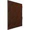 Ekena Millwork 19 5/8in. W x 19 5/8in. H Honeycomb EnduraWall Decorative 3D Wall Panel Covers 2.67 Sq. Ft. WP20X20HBDRU - alternate 2